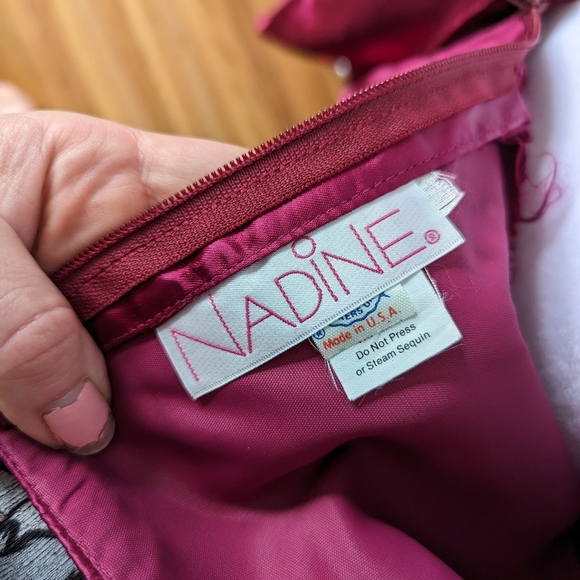 EXTREMELY RARE 1989 Union Made Prom Gown - Picture 7 of 10